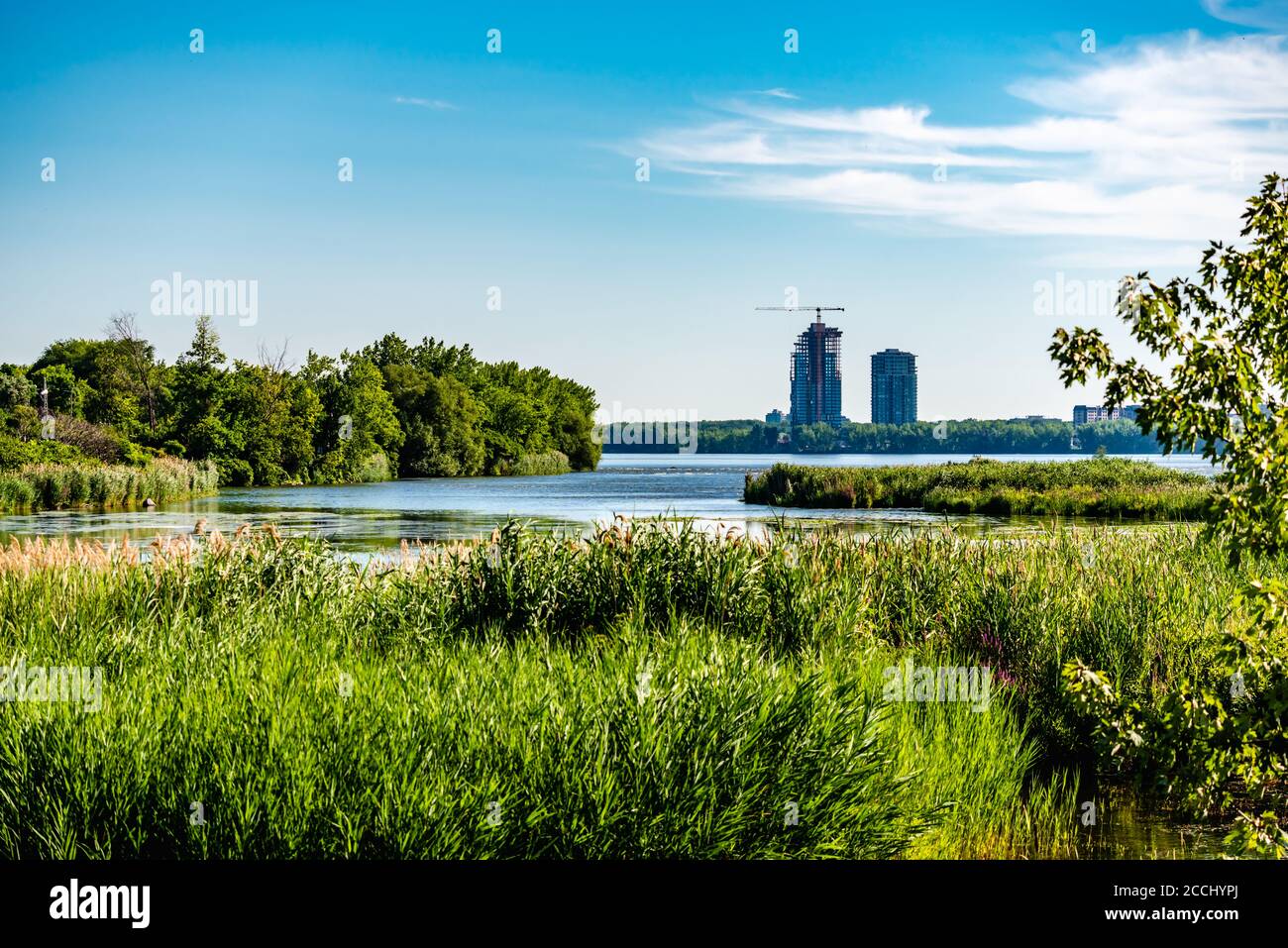 Paysage au bord du fleuve st laurent Banque de photographies et d ...