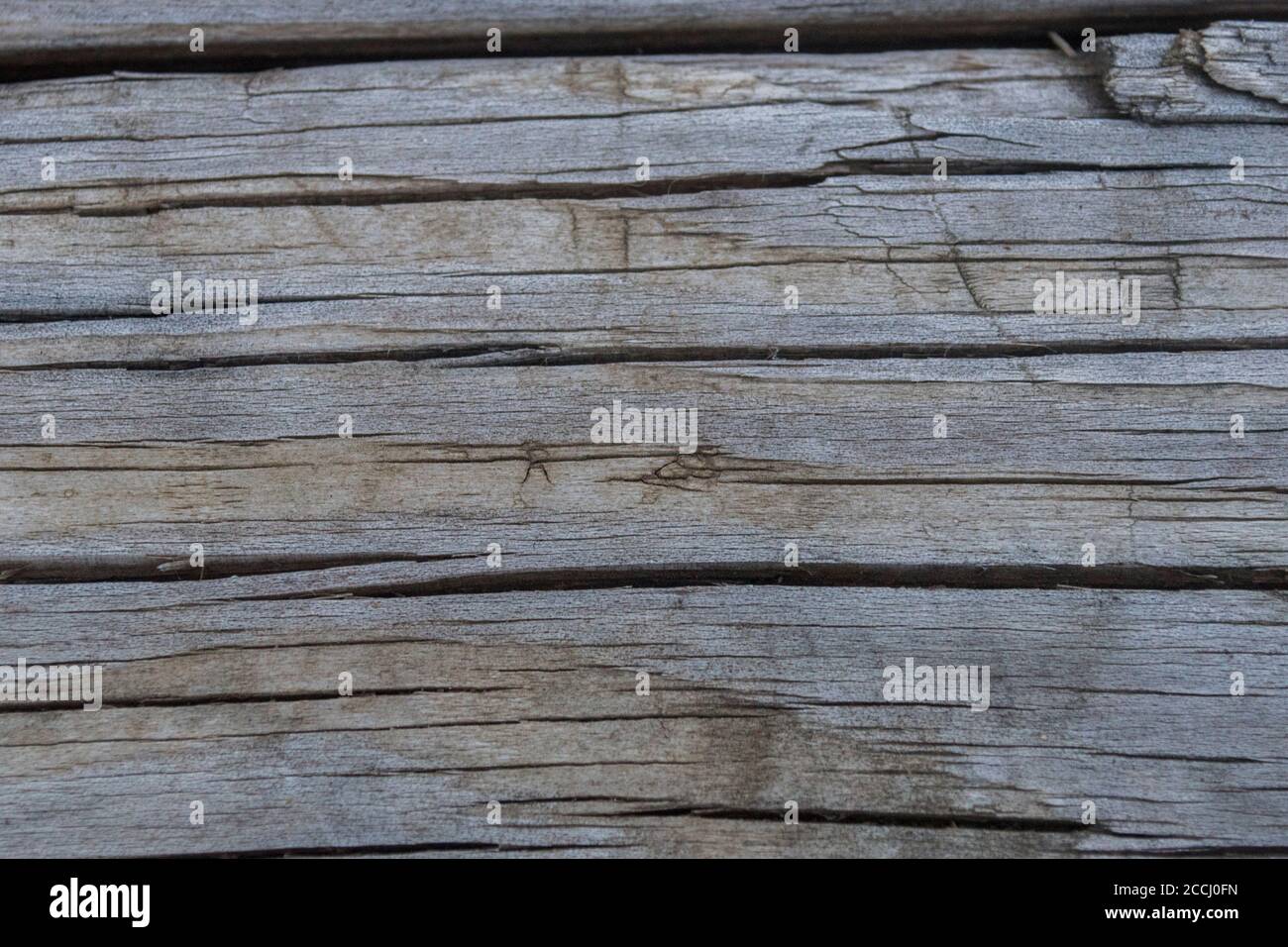 Gros plan sur les textures de bois d'une remorque Banque D'Images