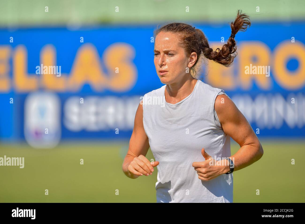 Madison Sarah Solow (Vérone) pendant Hellas Verona Women vs Juventus, Championnat italien de football série A Women, Vérone, Italie, 22 août 2020 Banque D'Images