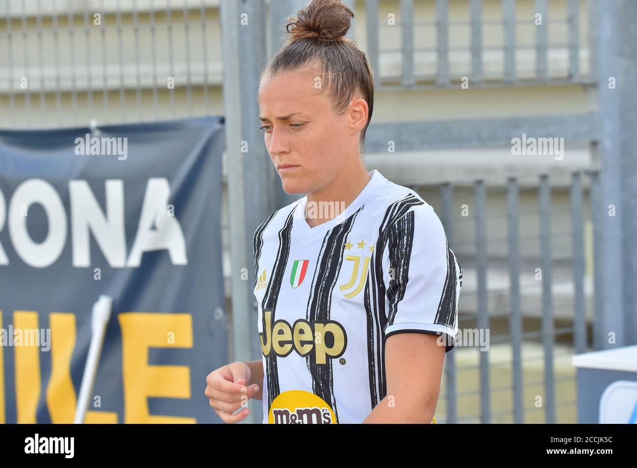 Aurora Galli (Juventus) pendant Hellas Verona Women contre Juventus, Championnat italien de football série A Women, Vérone, Italie, 22 août 2020 Banque D'Images