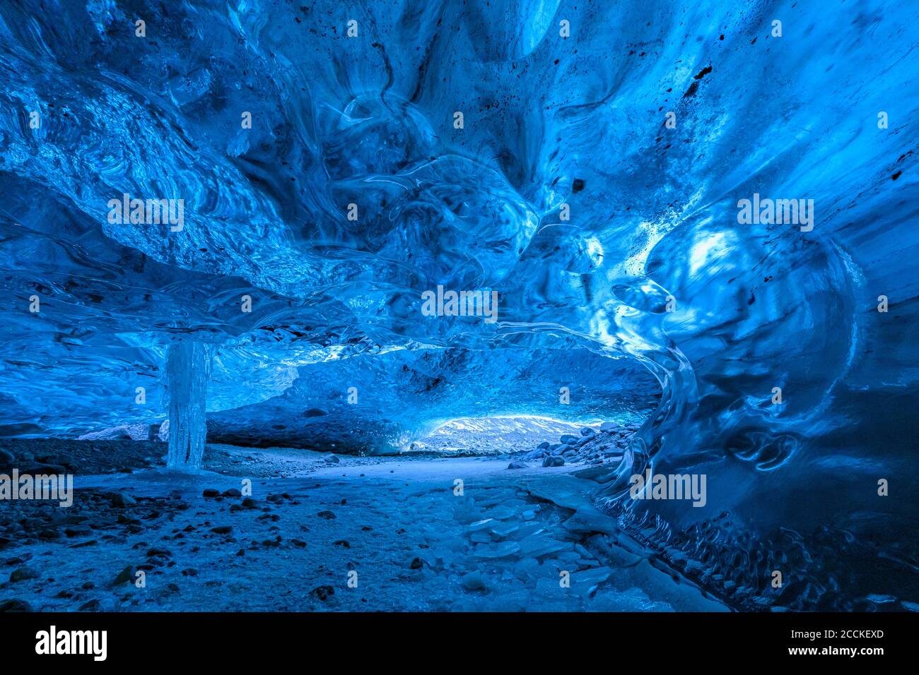 Grotte de glace, l'Islande Banque D'Images