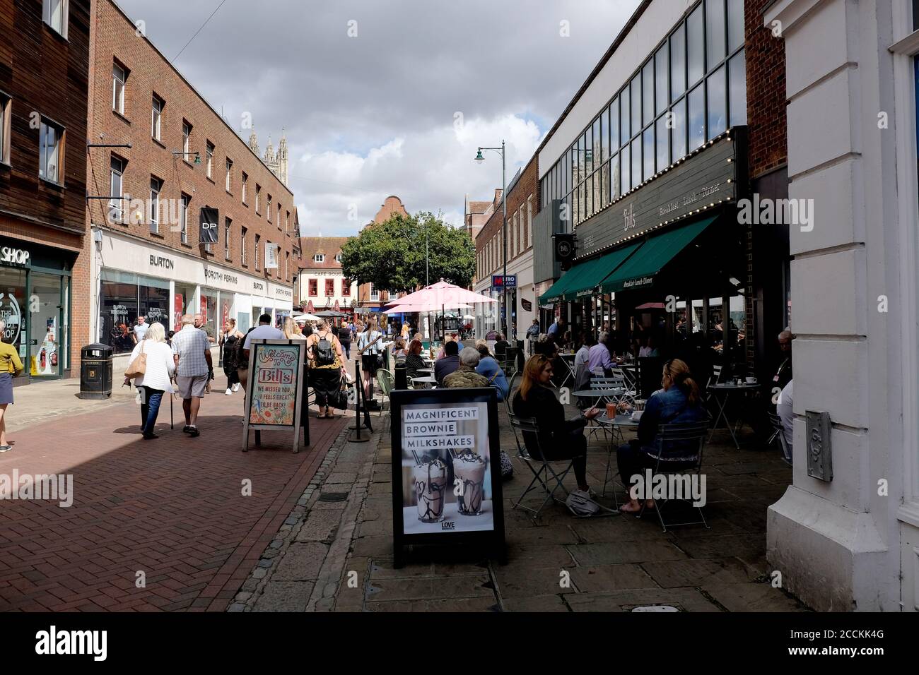 ville de canterbury dans l'est du kent royaume-uni août 2020 Banque D'Images