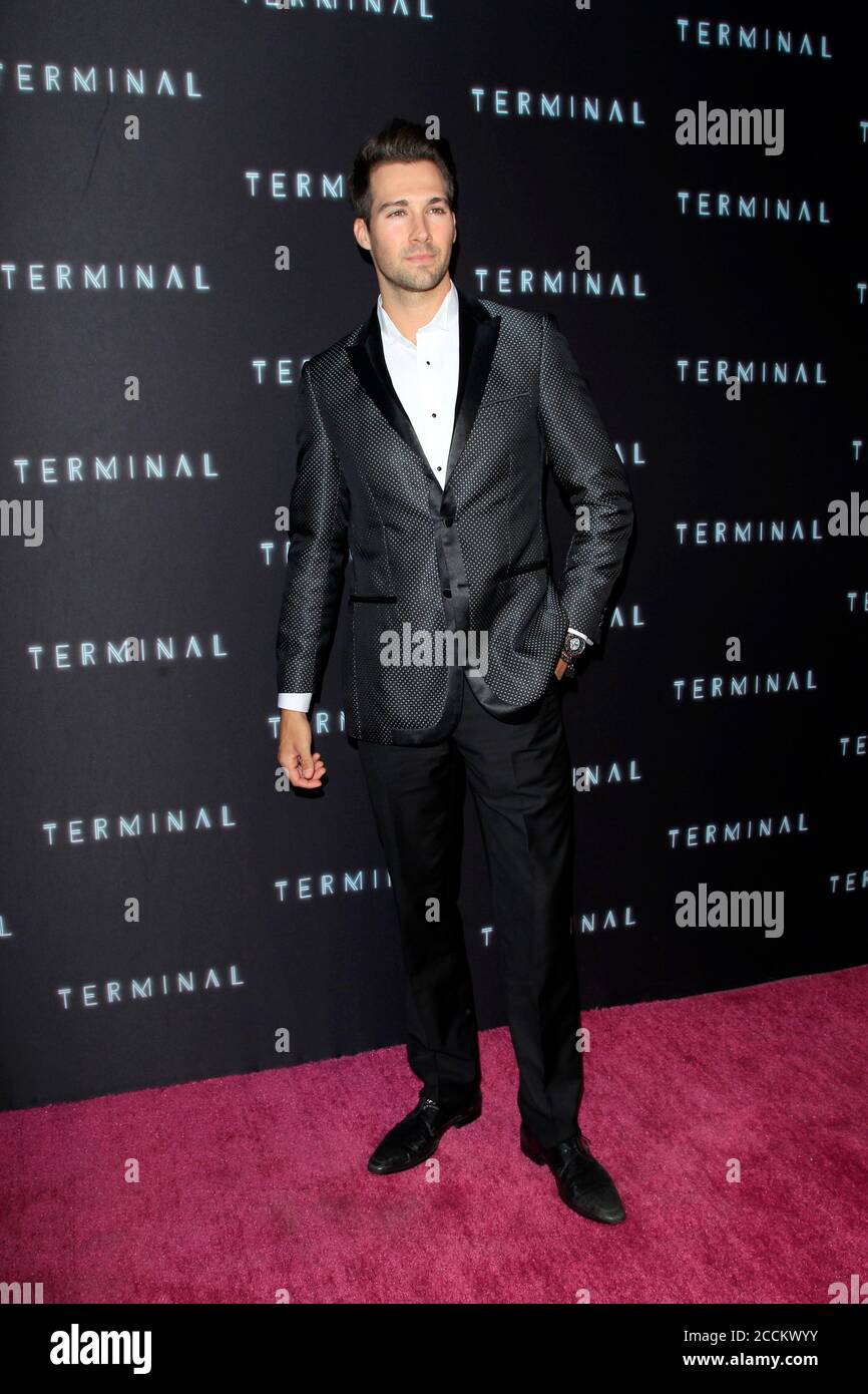 LOS ANGELES - 8 MAI : James Maslow à la première du terminal au Théâtre ArcLight le 8 mai 2018 à Los Angeles, CA Banque D'Images