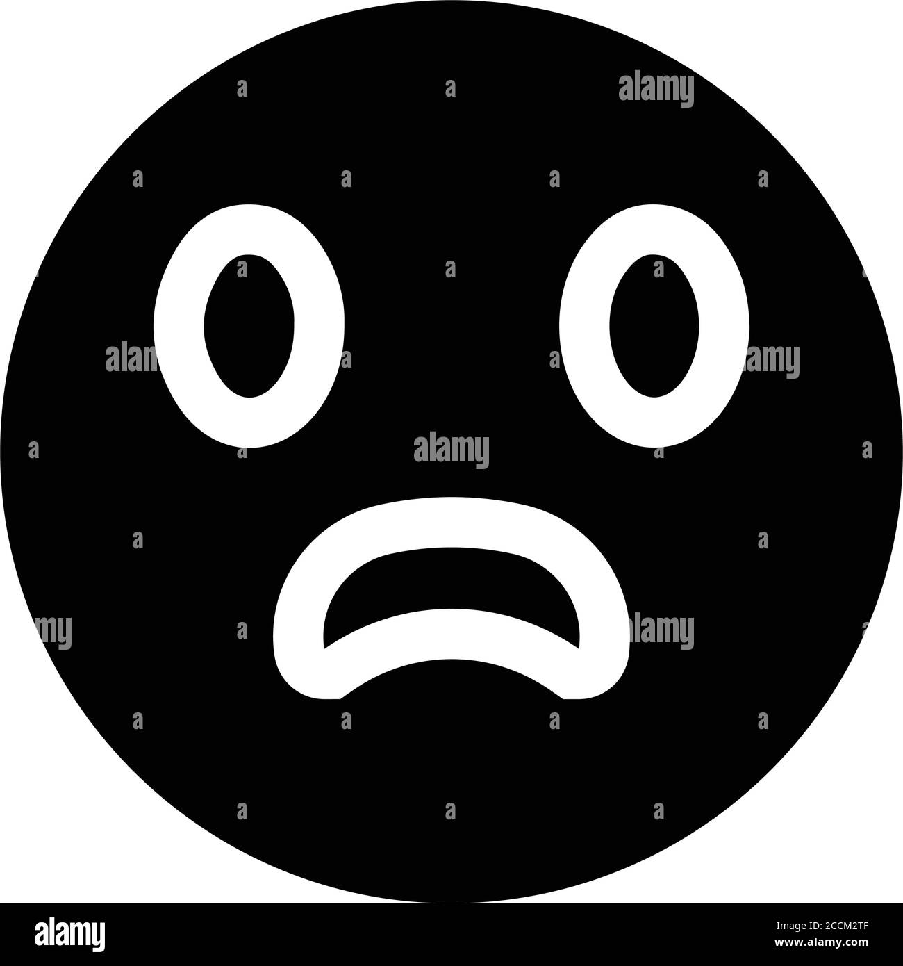 Emotion, icône de feedback négatif - idéal pour la conception et le développement de sites Web, de fichiers imprimés et de présentations, de supports promotionnels, Illust Illustration de Vecteur