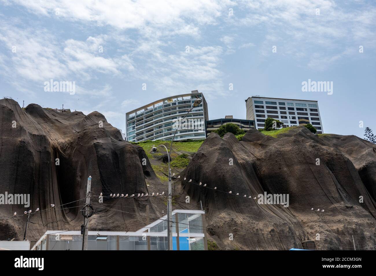 Miraflores est un district de la province de Lima au Pérou et une attraction touristique majeure Banque D'Images