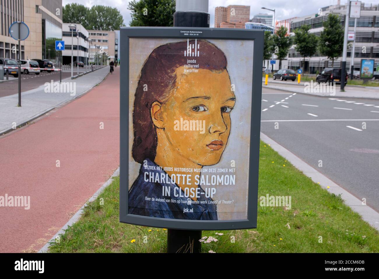 Panneau d'affichage Charlotte Salomon en gros plan au Musée historique juif  À Amsterdam, pays-Bas 24-7-2020 Photo Stock - Alamy