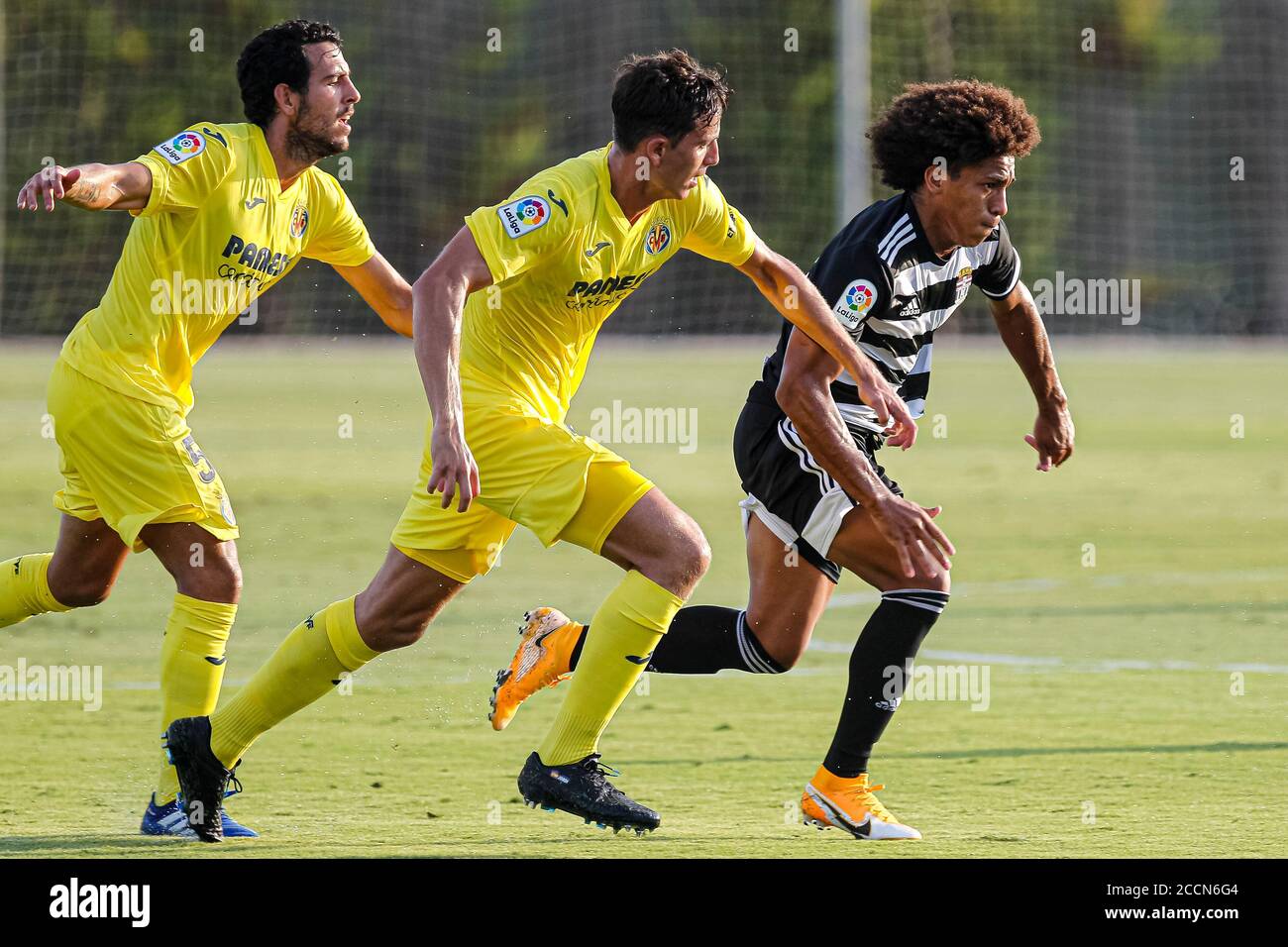 San Pedro del Pinatar, Espagne. 23 août 2020. Match d'avant-saison entre Villarreal CF et FC Cartagena au centre de football Pinatar Arena. Crédit : ABEL F. ROS/Alay Live News Banque D'Images