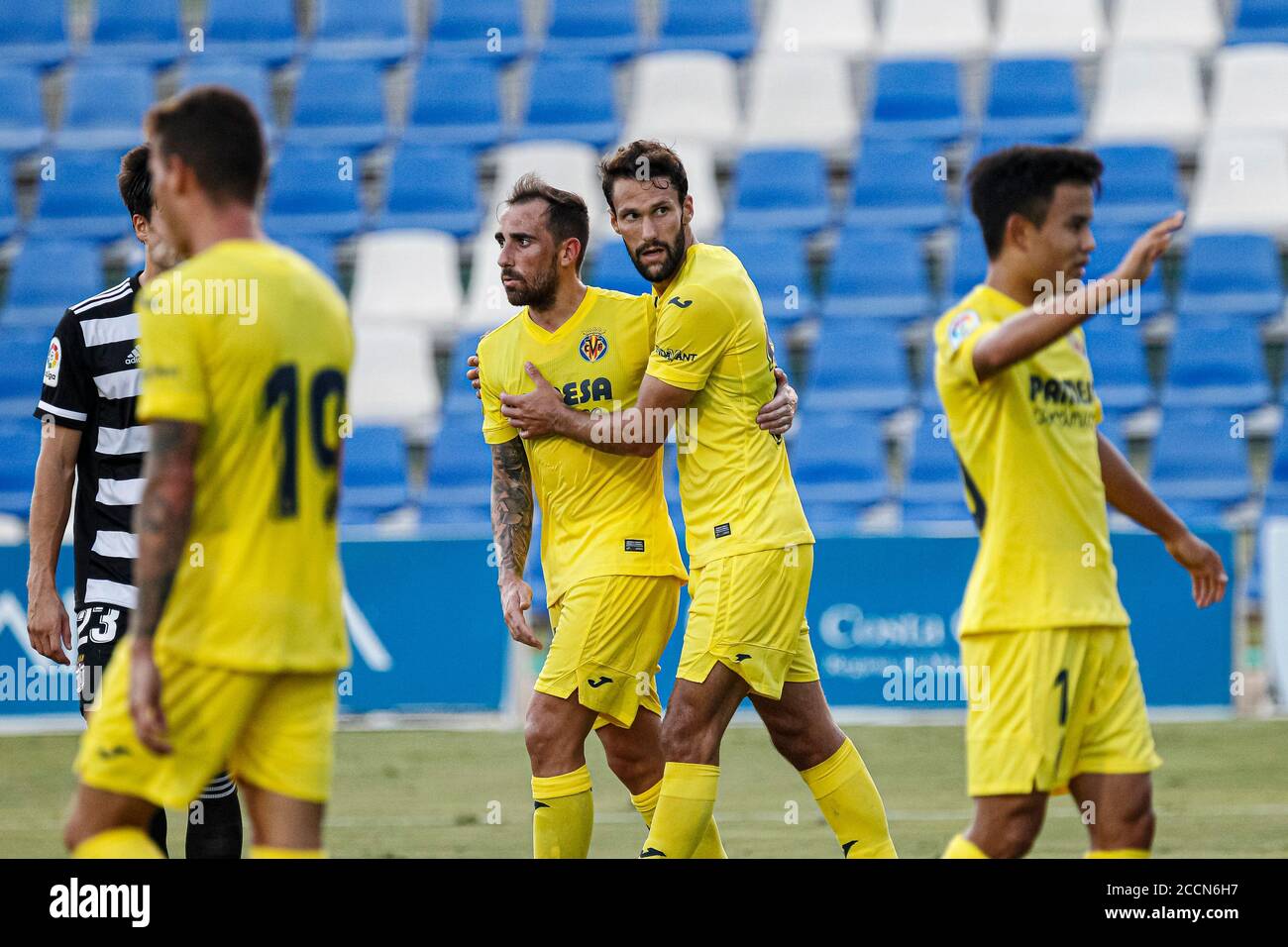 San Pedro del Pinatar, Espagne. 23 août 2020. Match d'avant-saison entre Villarreal CF et FC Cartagena au centre de football Pinatar Arena. Crédit : ABEL F. ROS/Alay Live News Banque D'Images