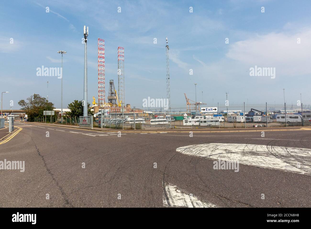 Port de ferry de Harwich Banque D'Images