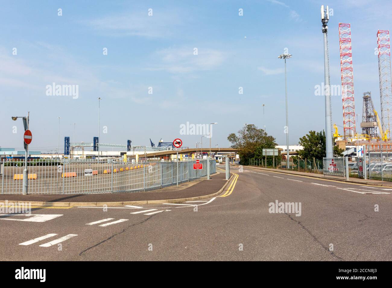 Port de ferry de Harwich Banque D'Images