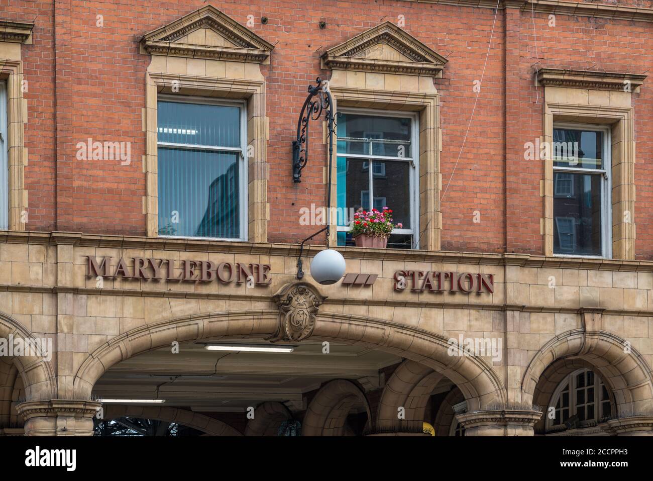 Gare de Marylebone à Melrose place, Marylebone, Londres, Angleterre, Royaume-Uni Banque D'Images