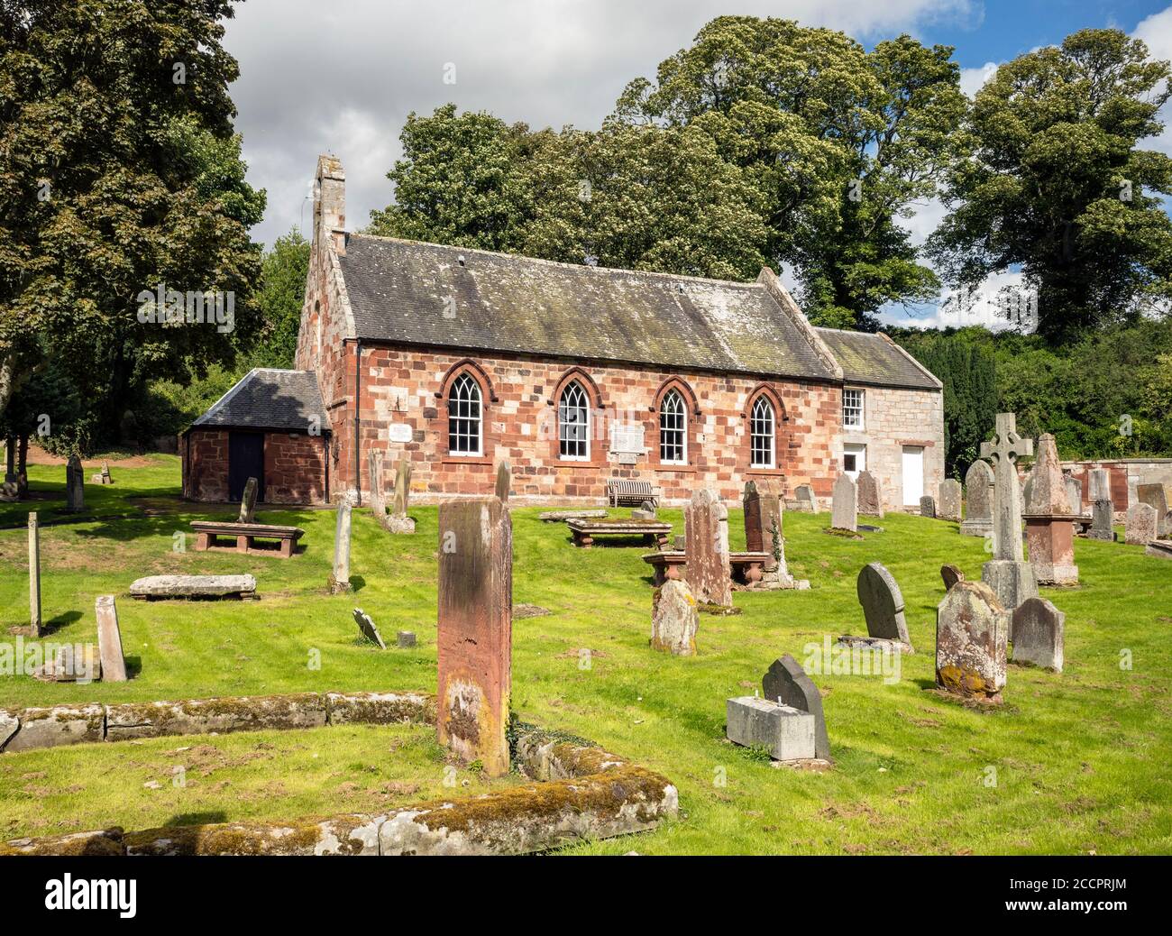 Garvald et Bara Parish Church, East Lothian, Écosse, Royaume-Uni. Banque D'Images