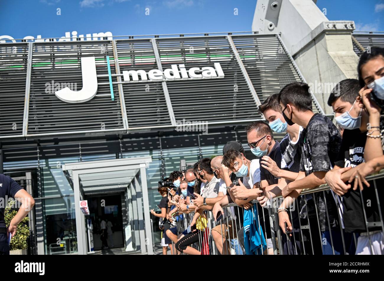 Turin, Italie. 24 août 2020. Turin. Premier jour du camp d'entraînement de Juventus de Pirlo dans la photo: Centre médical de Juventus crédit: Agence de photo indépendante/Alamy Live News Banque D'Images