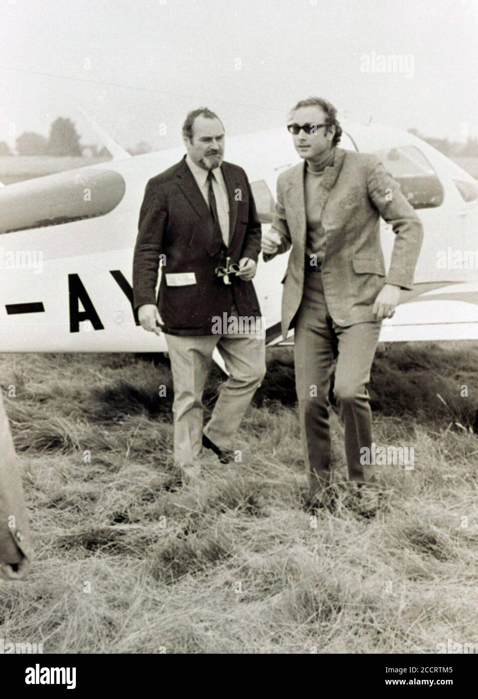 Prince William de Gloucester un membre de la famille royale britannique a été tué avec son copilote Vyrel Mitchell lors de la course Goodyear Air à l'aérodrome de Halfpenny Green à Bobbington, près de Wolverhampton dans les West Midlands d'Angleterre, le lundi 28 août 1972. Photos de Ray Bradbury. Banque D'Images