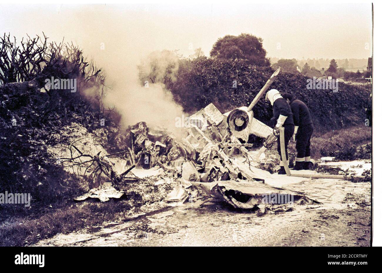 Prince William de Gloucester un membre de la famille royale britannique a été tué avec son copilote Vyrel Mitchell lors de la course Goodyear Air à l'aérodrome de Halfpenny Green à Bobbington, près de Wolverhampton dans les West Midlands d'Angleterre, le lundi 28 août 1972. Photos de Ray Bradbury. Banque D'Images