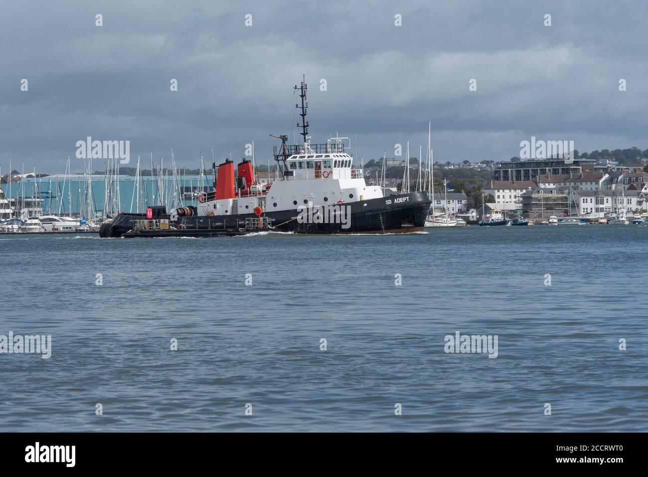 Tug Boat SD adept Banque D'Images