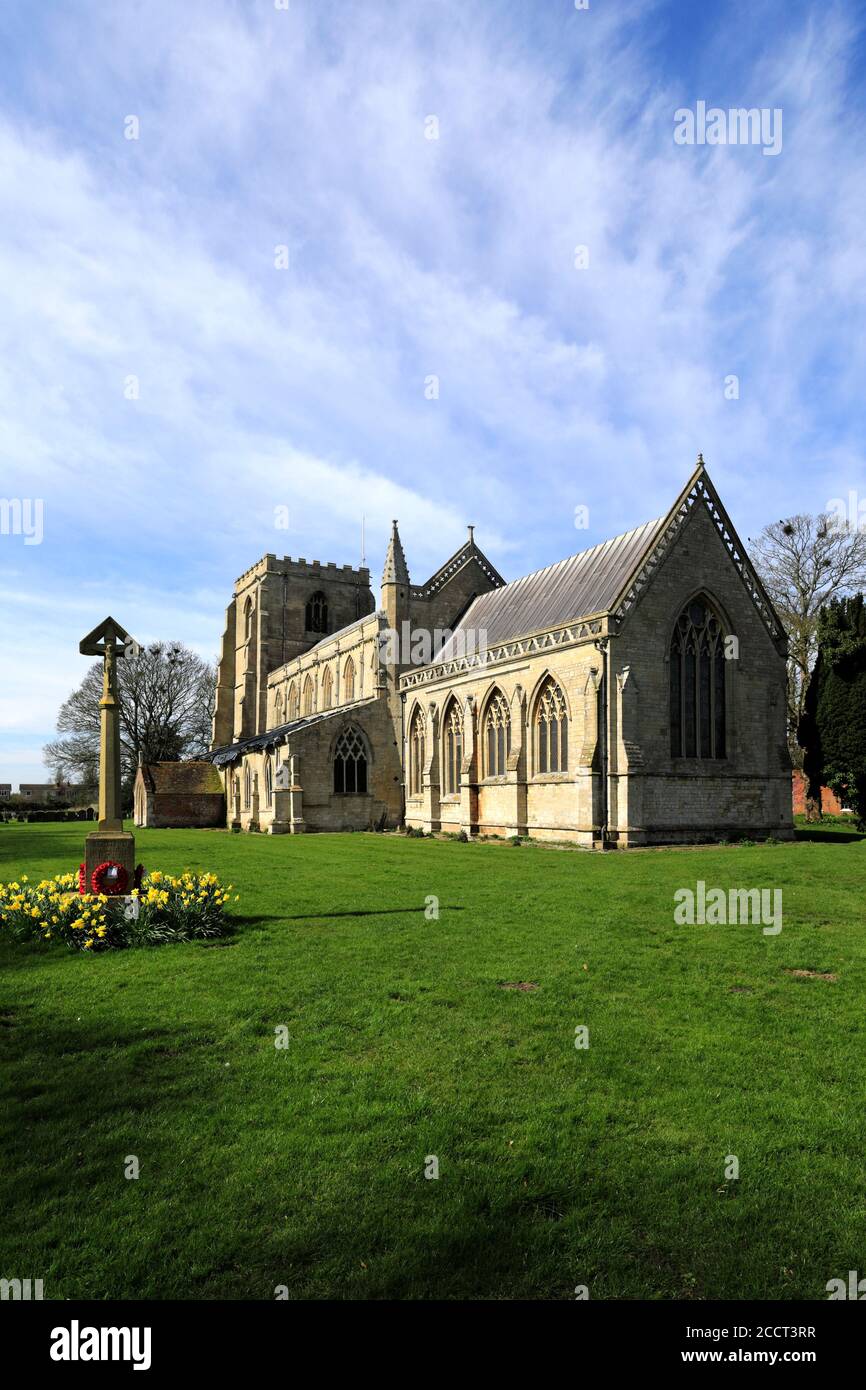 Eglise St Marys, village Old Leake, Lincolnshire, Angleterre, Royaume-Uni Banque D'Images