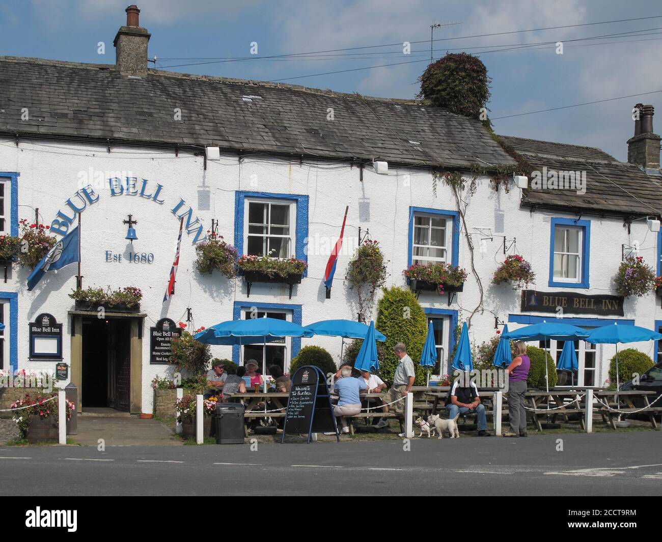Le Blue Bell Inn Kettlewell Banque D'Images