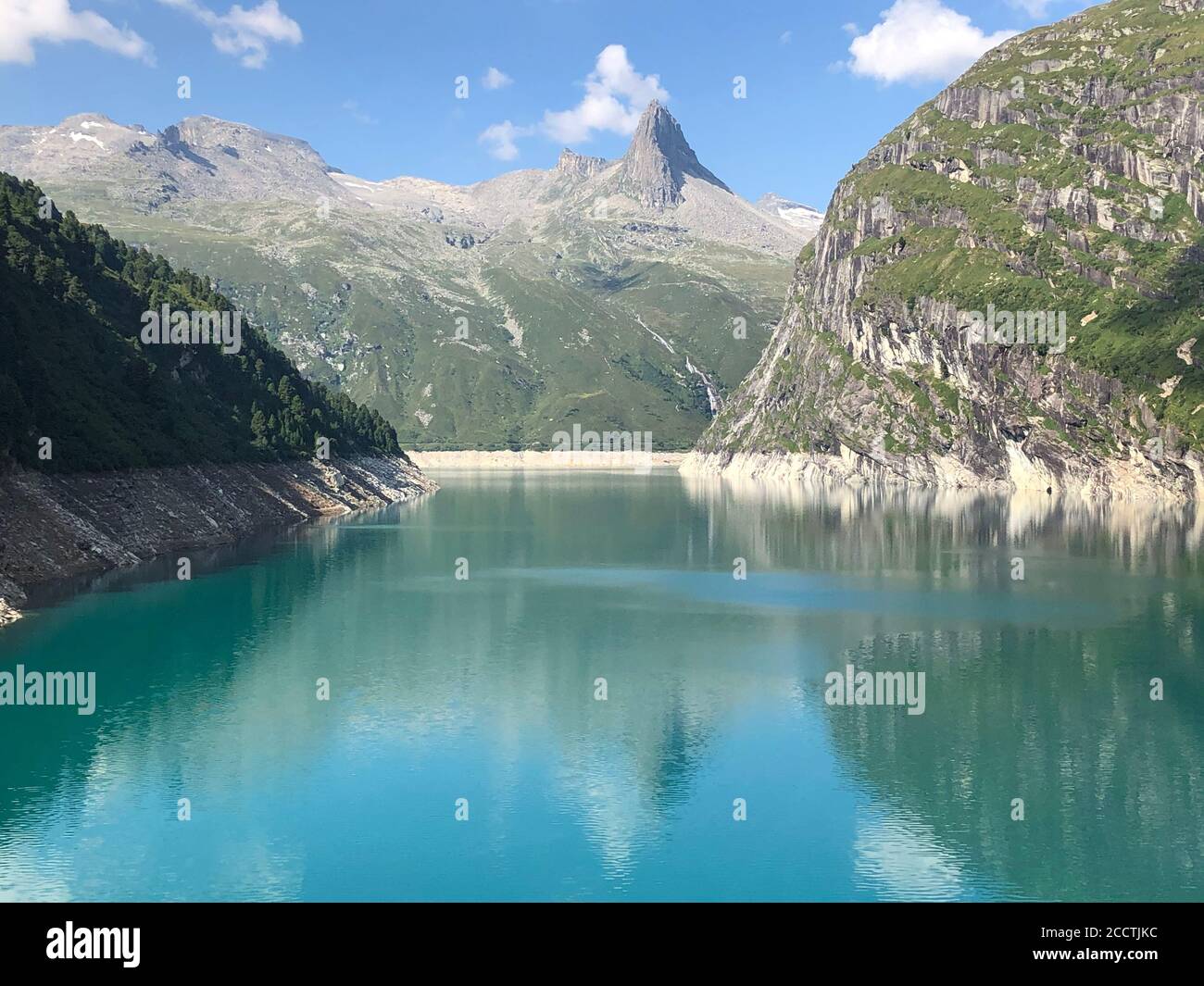 Lac de Zervreila en Suisse Banque D'Images