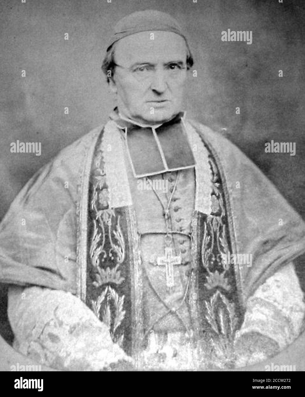 Jean-Joseph Christophe-évêque de Soissons-02. Banque D'Images