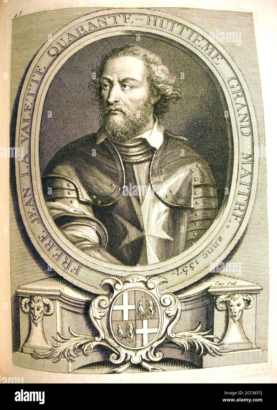 Jean de la Valette, par Laurent Cars. Banque D'Images