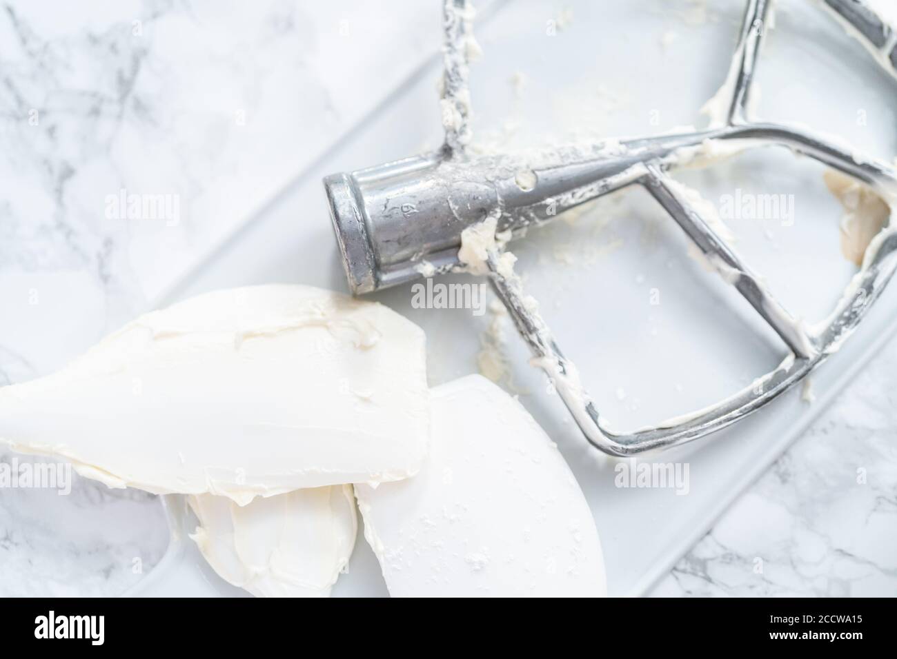 Connexion de palette pour mixer de cuisine. Banque D'Images