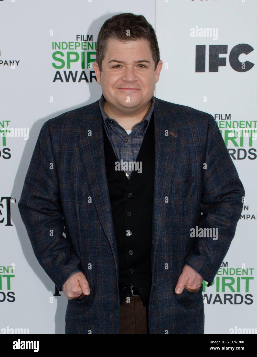 1 mars 2014, Santa Monica, Californie, États-Unis: Patton Oswalt participe au film Independent Spirit Award 2014. (Image crédit : © Billy Bennight/ZUMA Wire) Banque D'Images