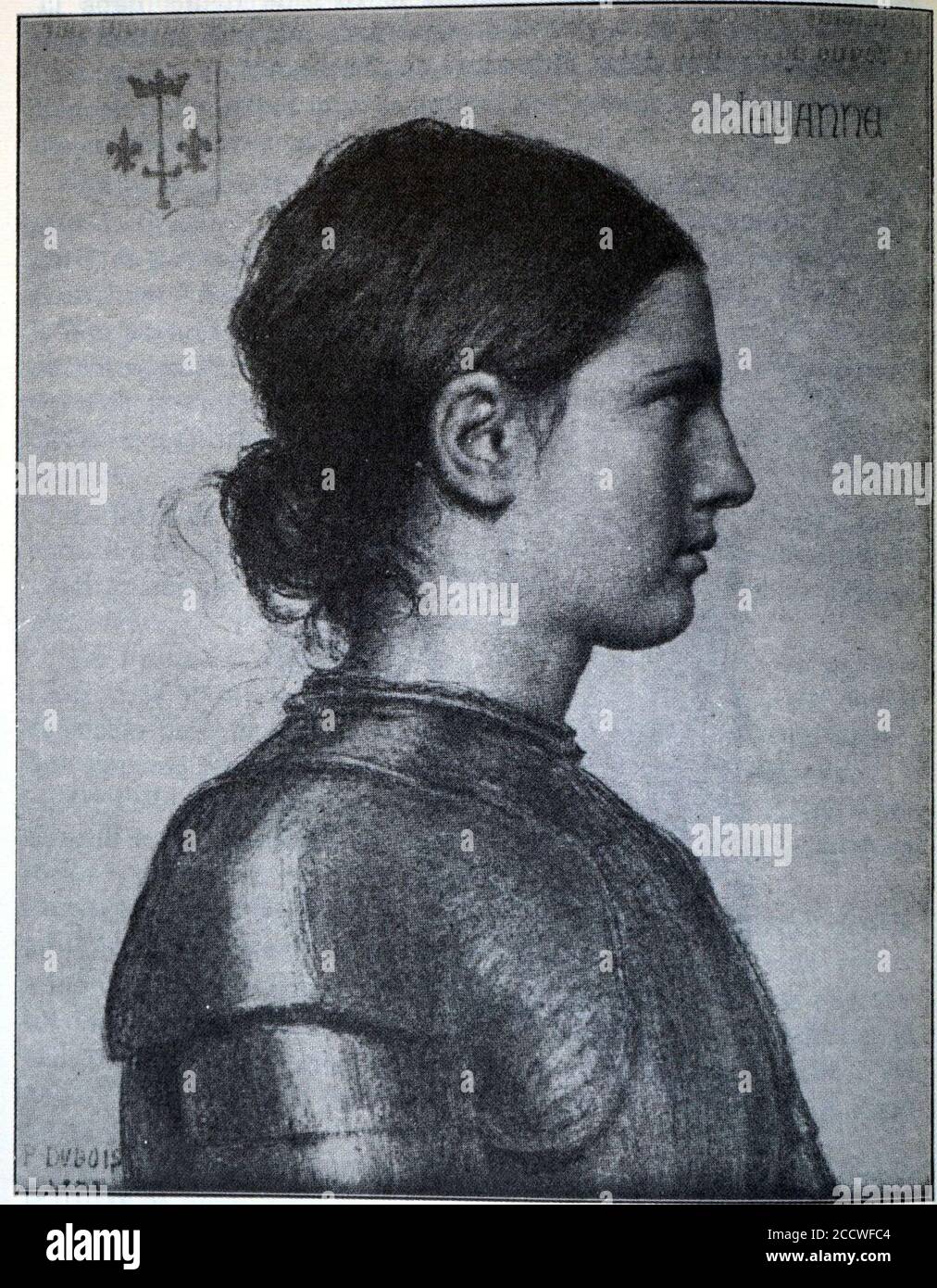 Jeanne d'arc paul dubois 29263. Banque D'Images