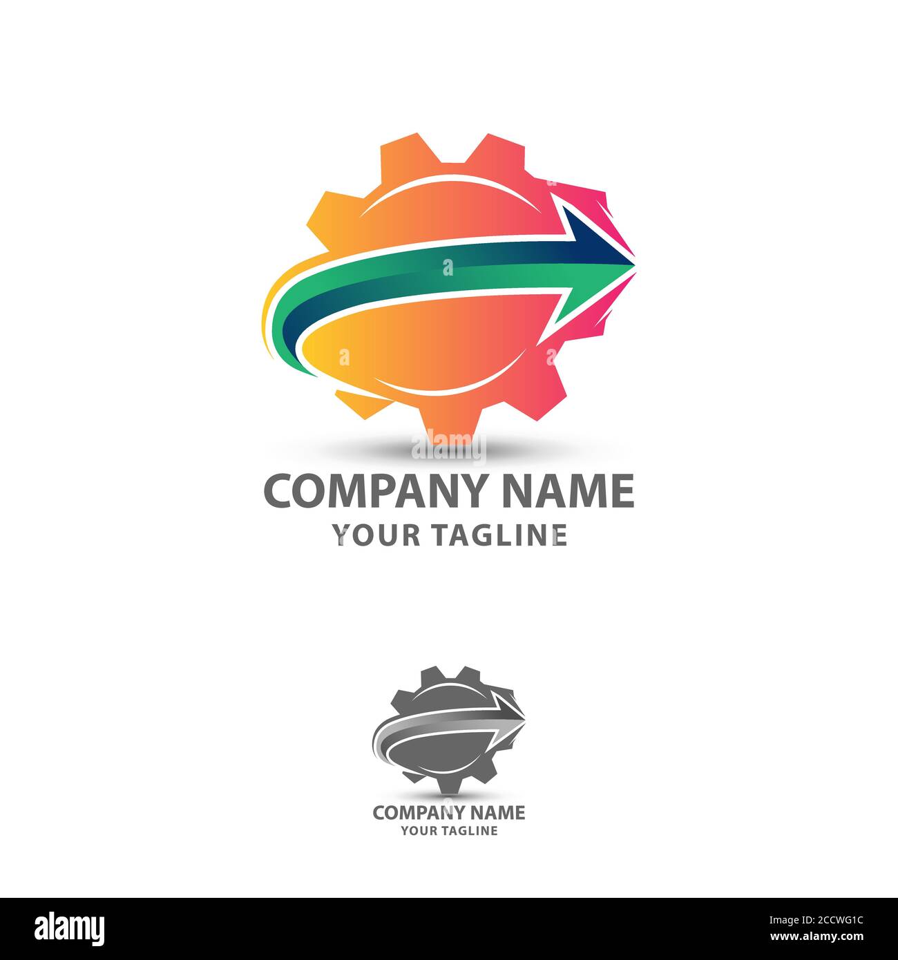 icônes de logo pour les affaires mécaniques, l'entretien, la réparation et l'entretien Illustration de Vecteur