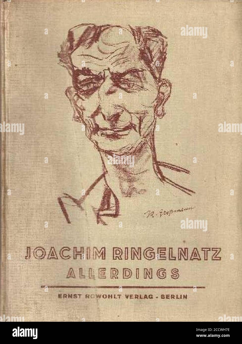 Joachim Ringelnatz - Allerdings. 1928. Banque D'Images