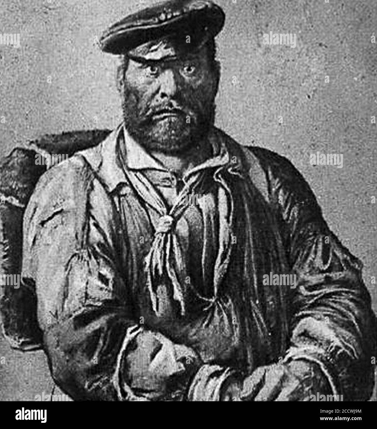 Jean Valjean Michel sinner A-Z NR 26. Banque D'Images