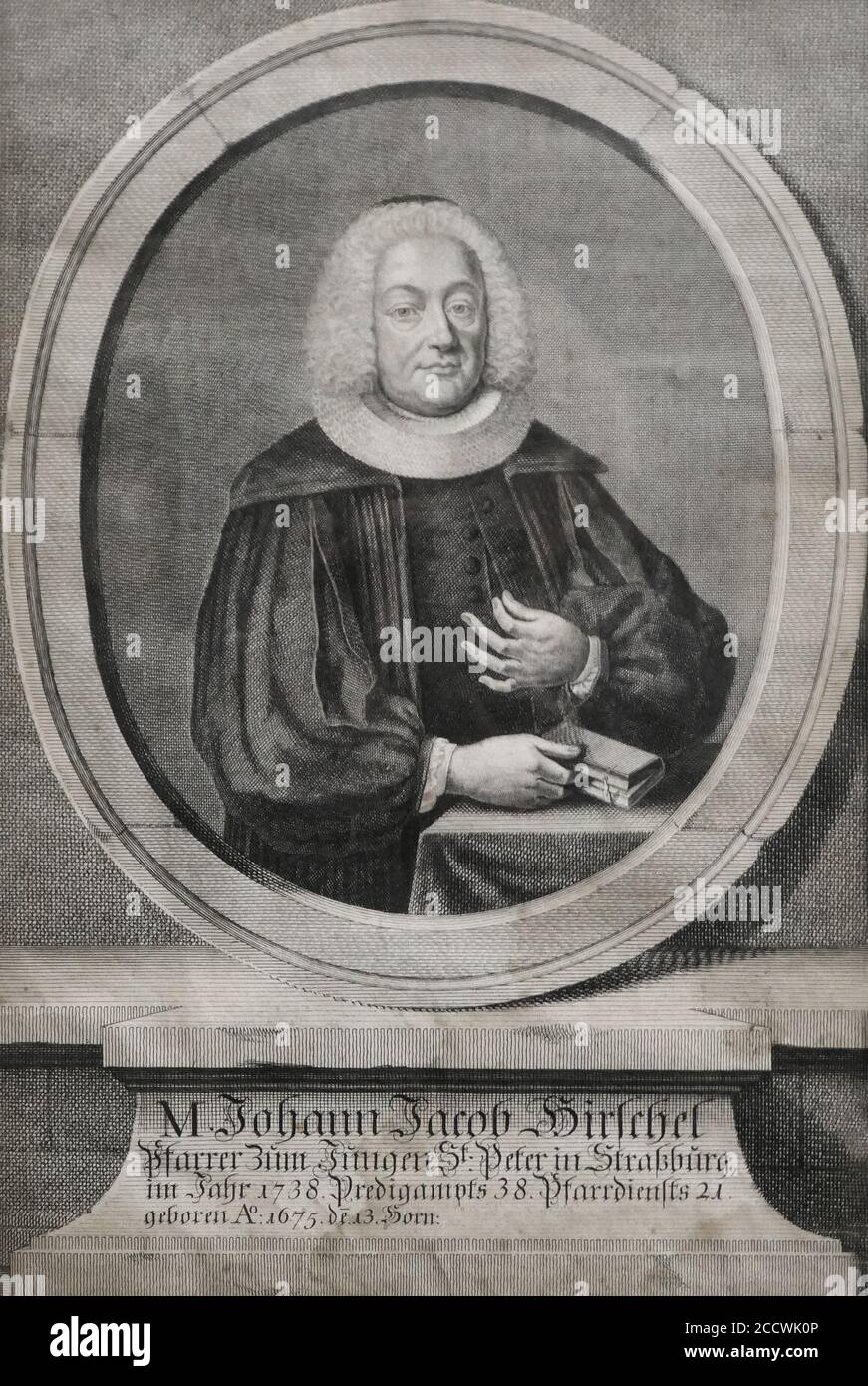 Johann Jakob Hirschel. Banque D'Images