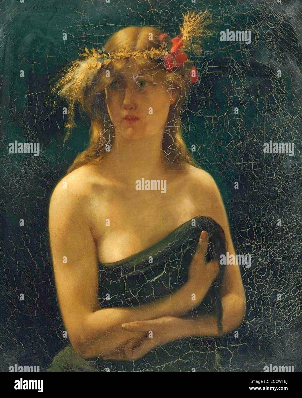 Jean Denis Antoine Caucannier - automne. Banque D'Images