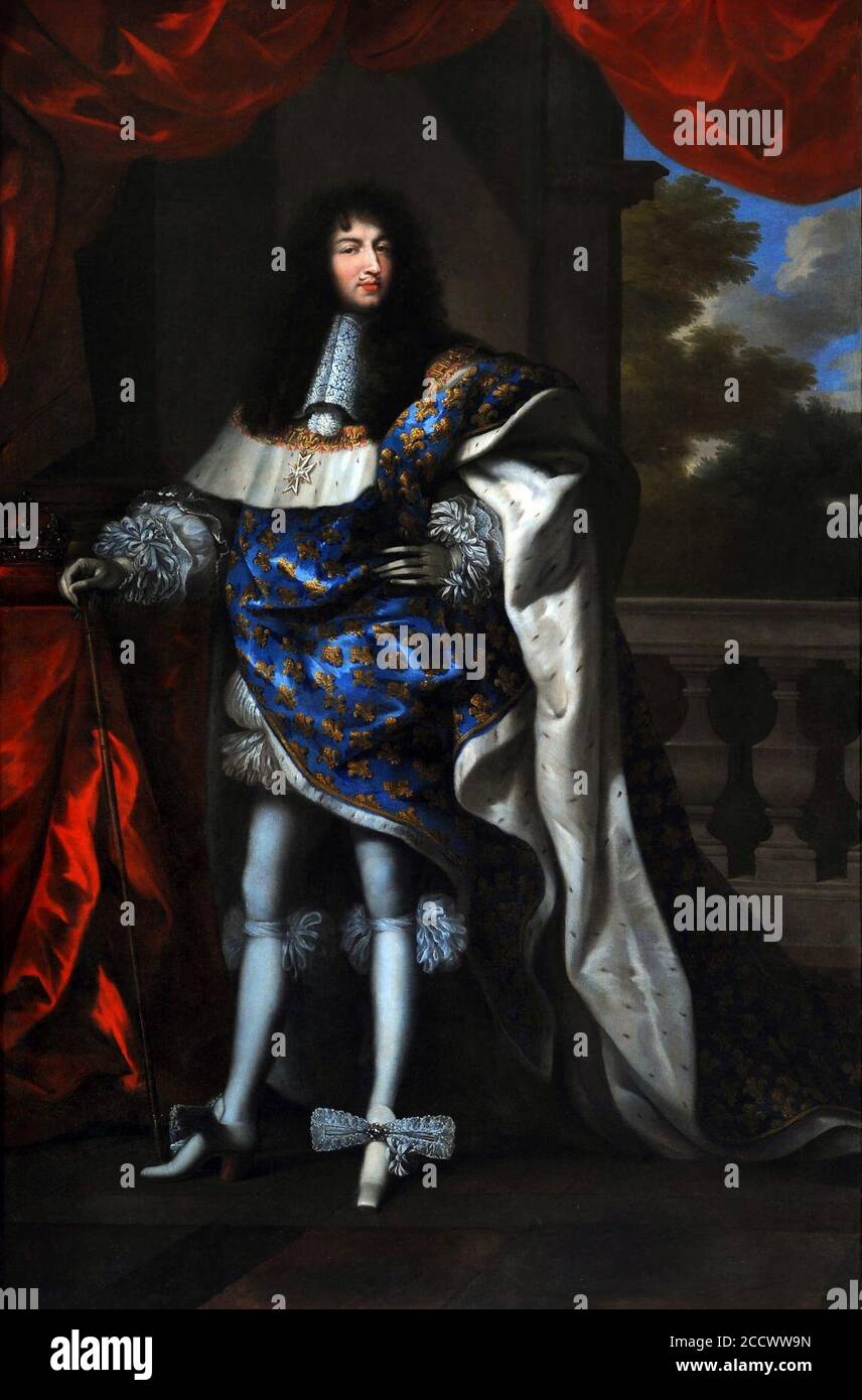 Jean Nocret - Louis XIV - Chambord. Banque D'Images