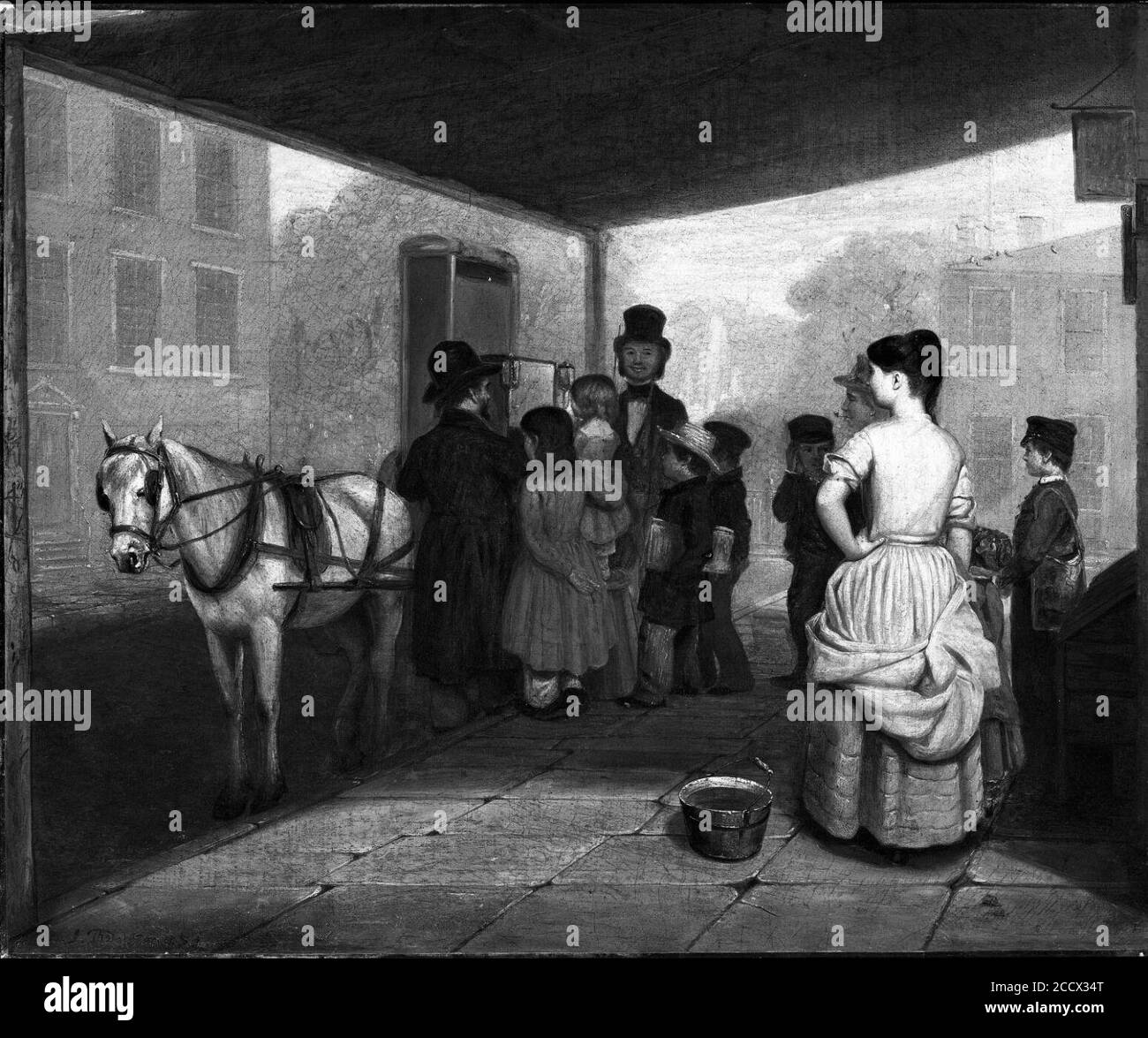 Jerome B. Thompson - le salon PEP Banque D'Images