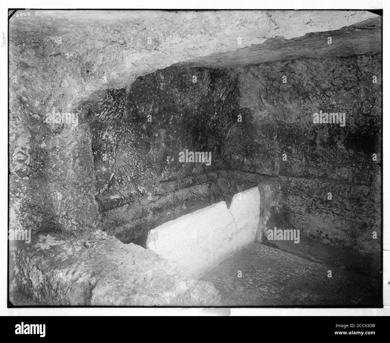 Jérusalem (El-Kouds). Garden Tomb, intérieur Banque D'Images