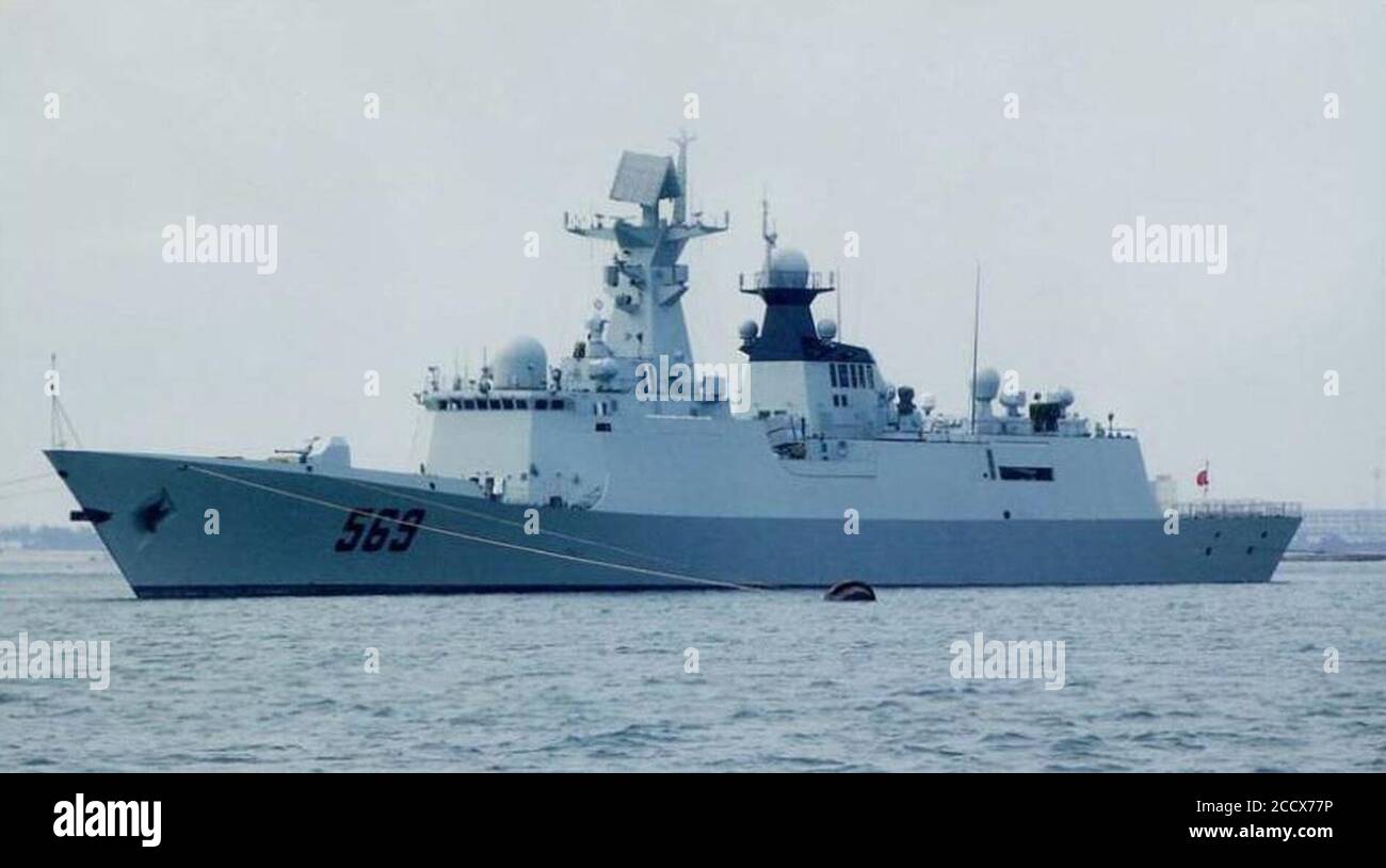 Jiangkai II (Type 054A) classe Frégate. Banque D'Images