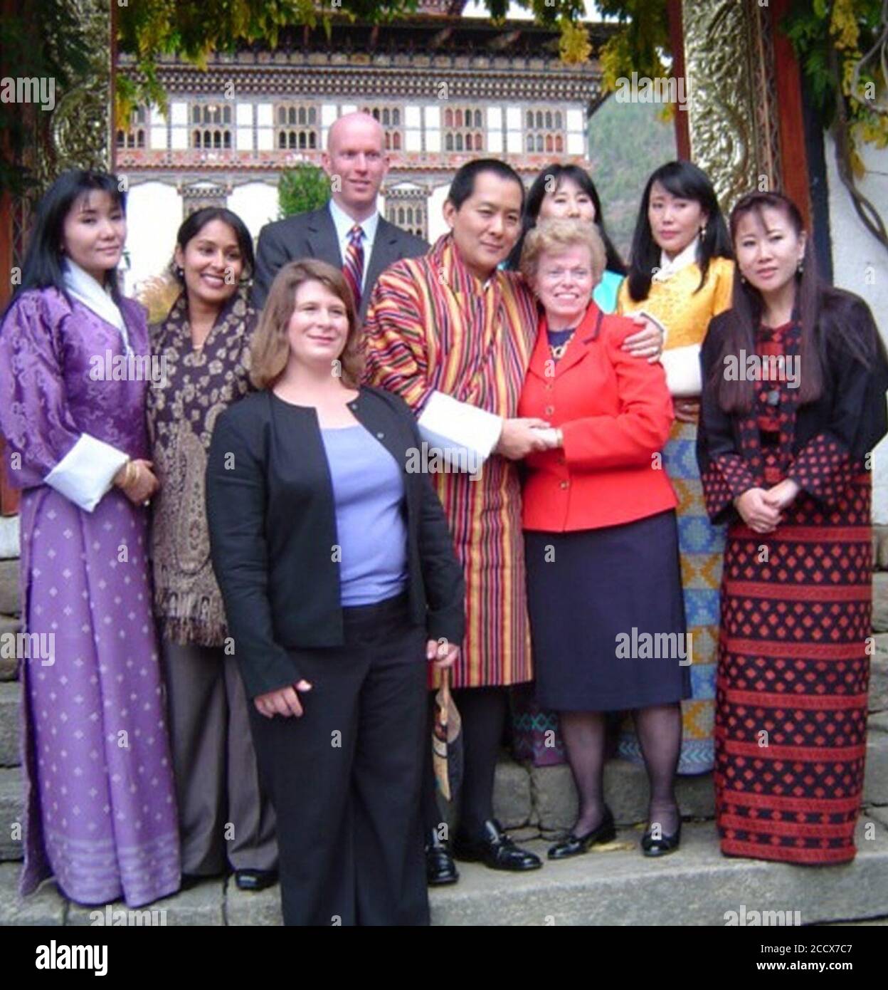 Jigme Singye Wangchuck 2007. Banque D'Images