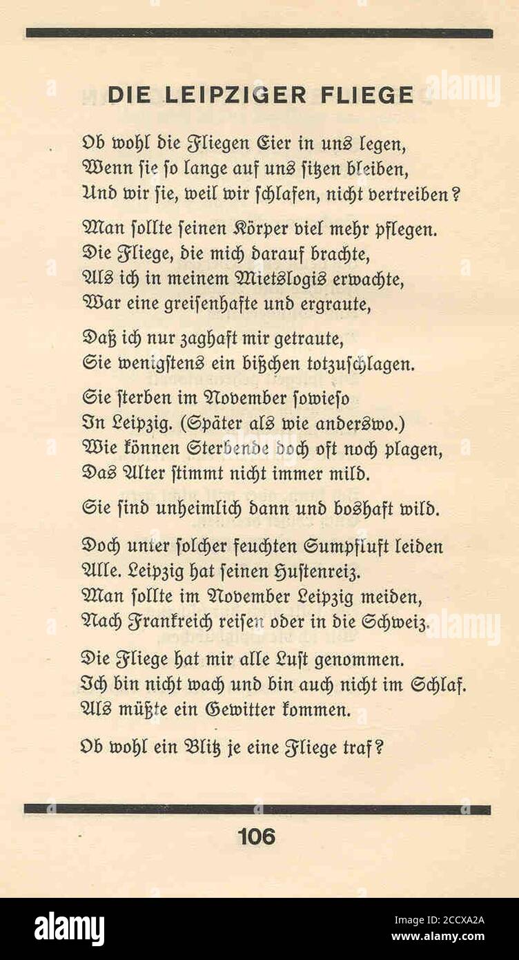 Joachim Ringelnatz - Allerdings - 106. Banque D'Images
