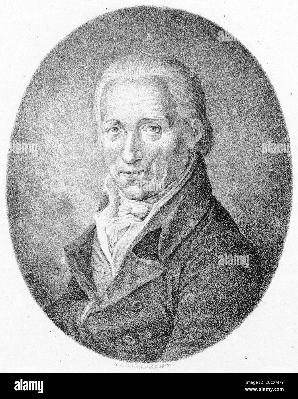 Johann Baptist Vanhal en hiver. Banque D'Images Johann Baptist Vanhal en hiver. Banque D'Images