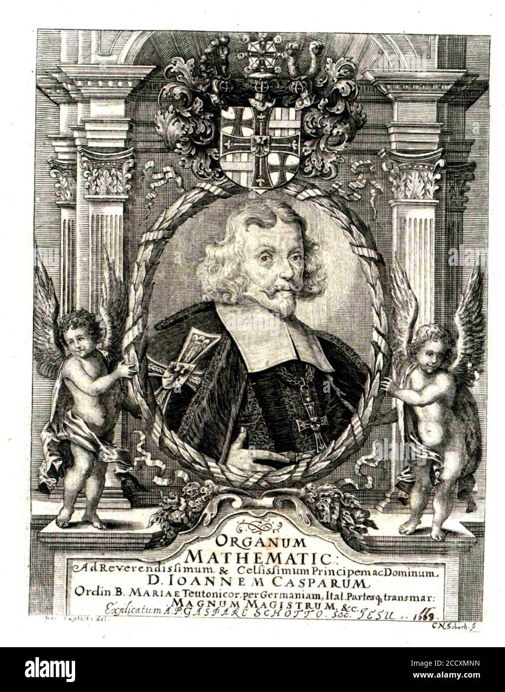 Johann Caspar von Ampringen war Hochmeister des Deutschen Ordens. Banque D'Images