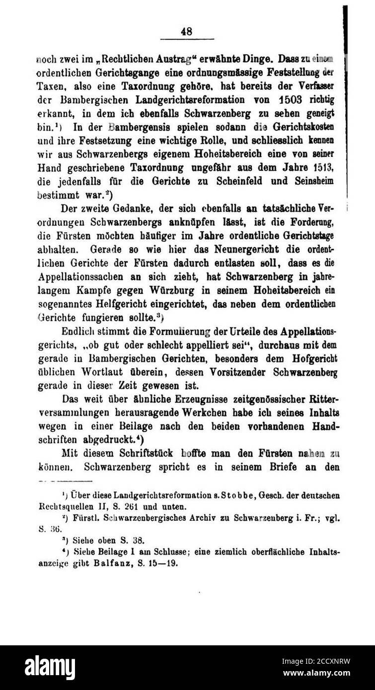 Johann Freiherr zu Schwarzenberg (Scheel) 048. Banque D'Images