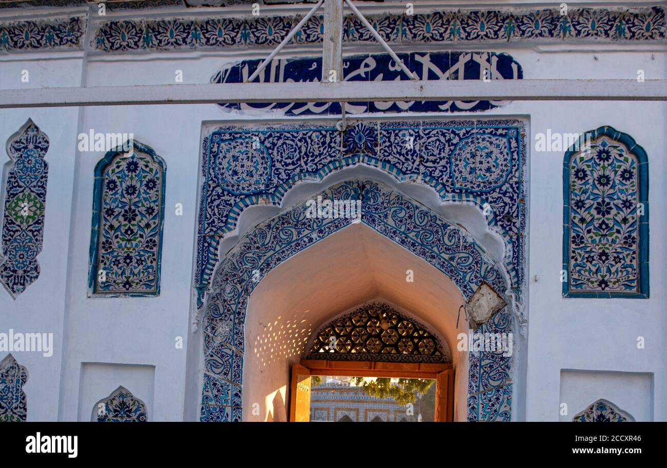 Hit le sanctuaire du shah à sindh, au Pakistan Banque D'Images