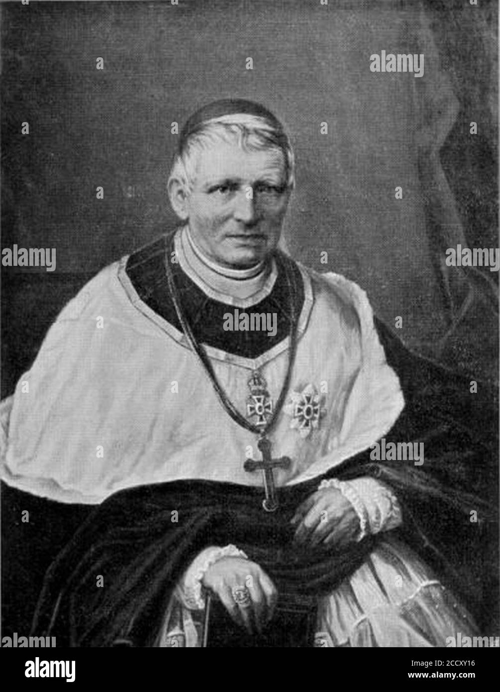 Johann Rudolf Kutschker. Banque D'Images