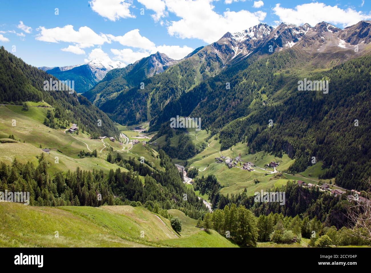 Paysage alpin près de Timmelsjoch, Passo del Rombo, Tyrol du Sud, Italie Banque D'Images