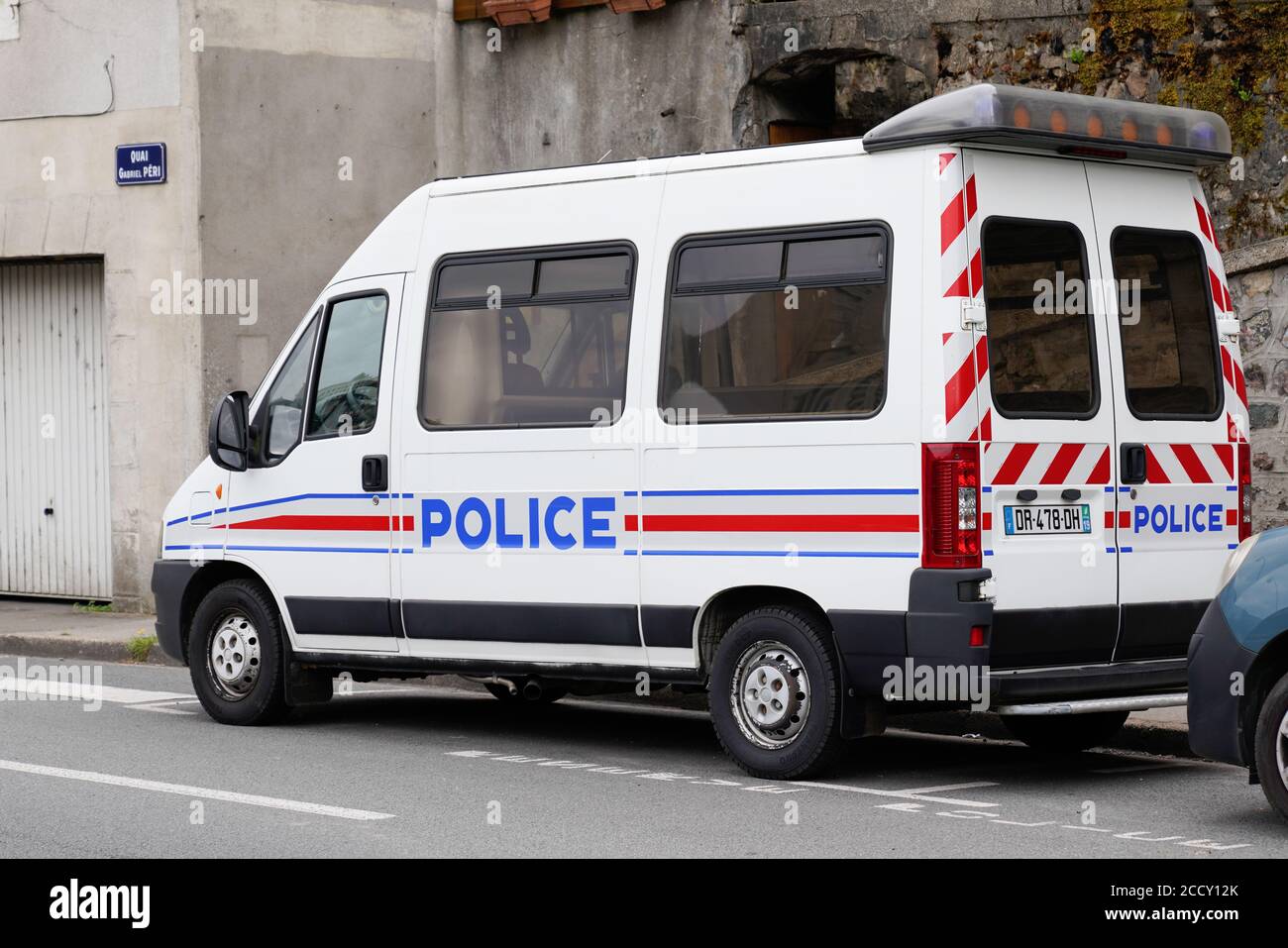 Voiture de police logo signe france Banque de photographies et d’images ...