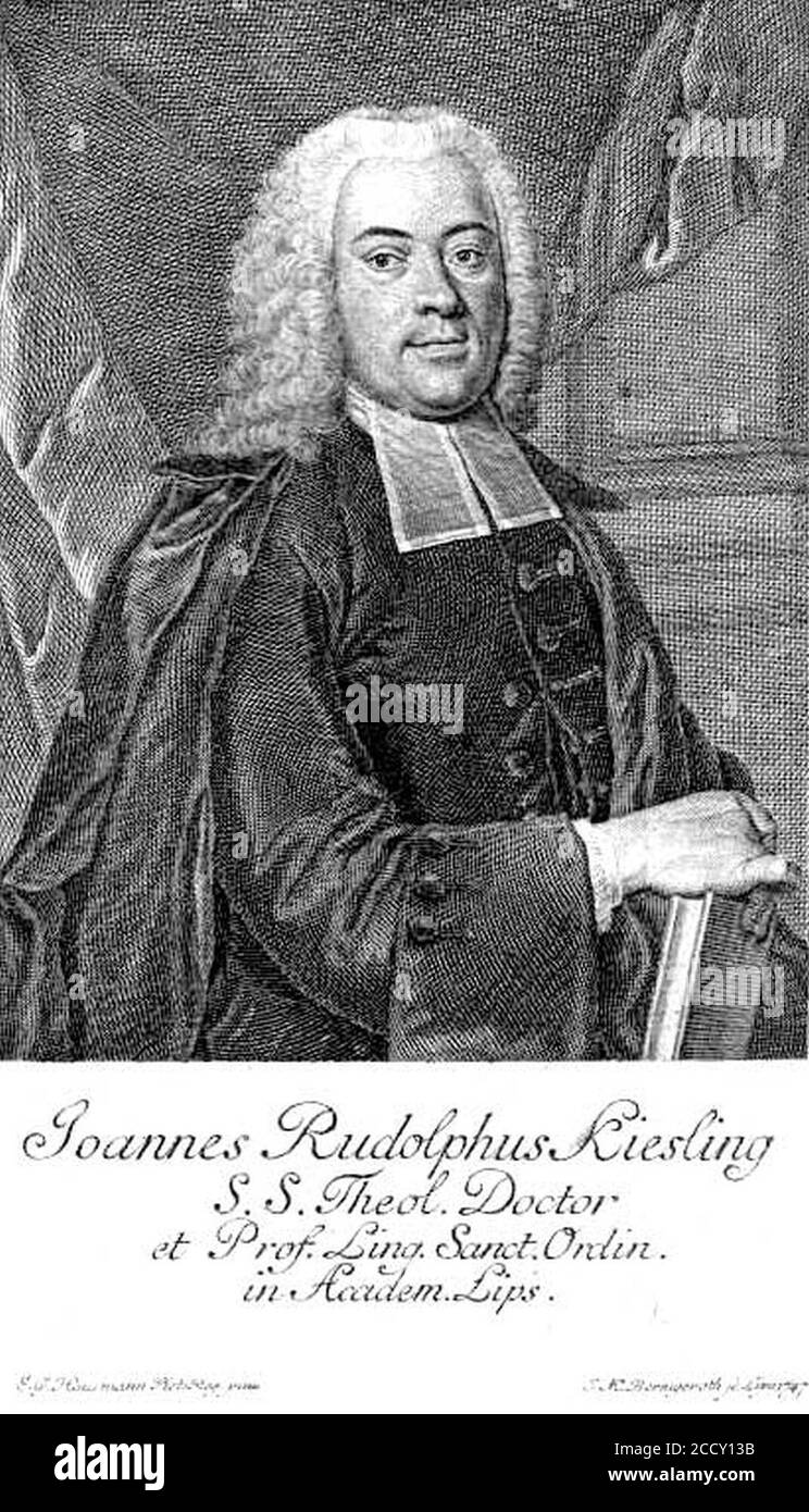 Johann-Rudolf-Kiesling. Banque D'Images