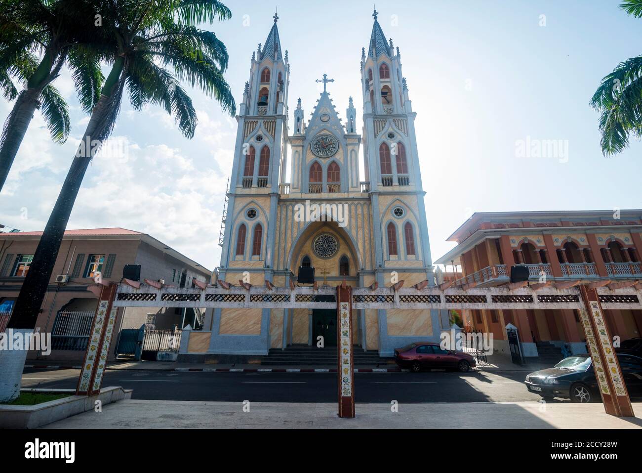 Cathédrale SainteIsabel, Malabo, Bioko, Guinée équatoriale Photo Stock