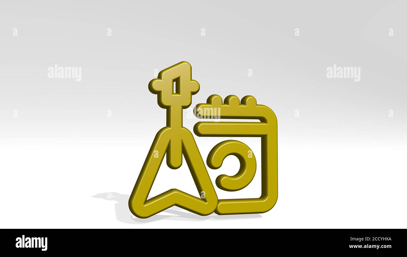 MUSIQUE MODERNE GUITARE BASSE 3D icône casting ombre, illustration 3D Banque D'Images