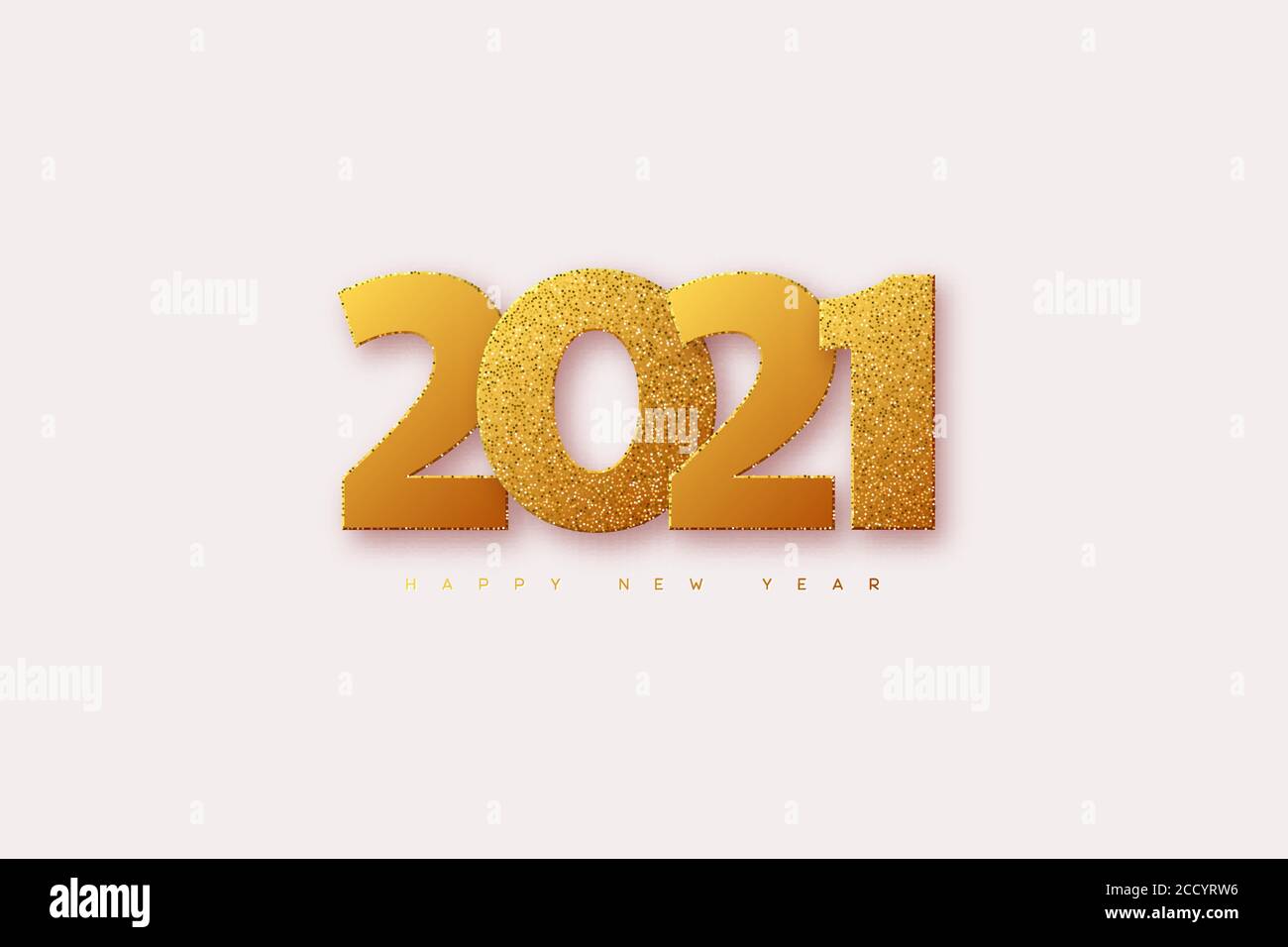 2021 panneau du nouvel an. Illustration de Vecteur